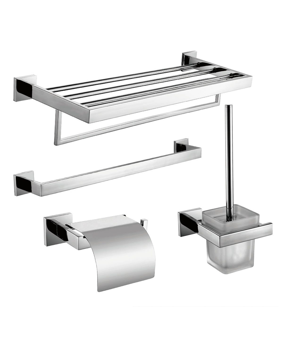 D7 Stainless Steel Bathroom Set