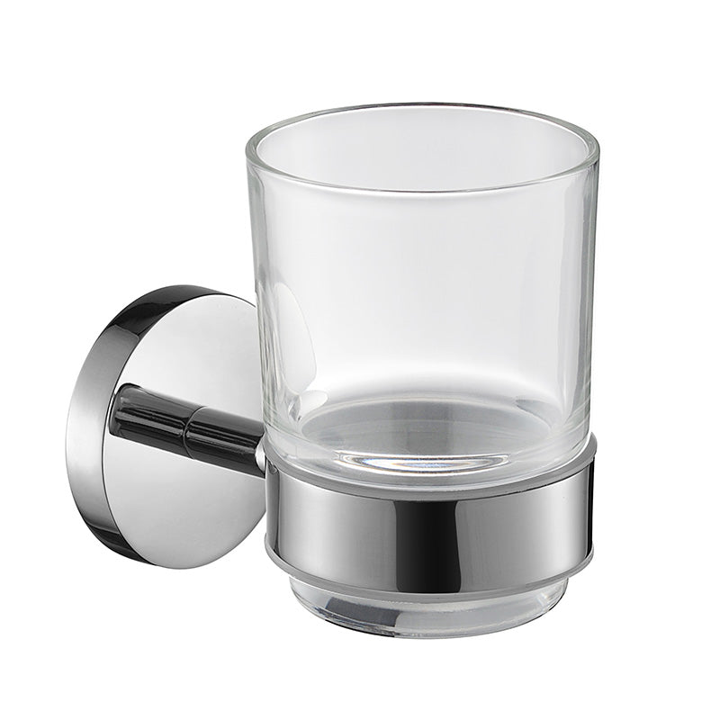 SUS304 Stainless Steel Bathroom Toothbrush Holder  /2 Color/ Wall Mount Toothbrush Cup Holder