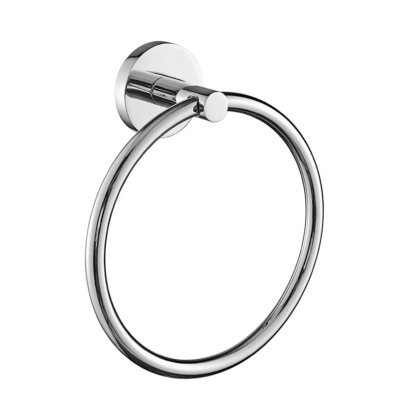 Stainless Steel Bathroom Single Layer Towel Bar Chrome Towel Rail Holder Wall Mounted