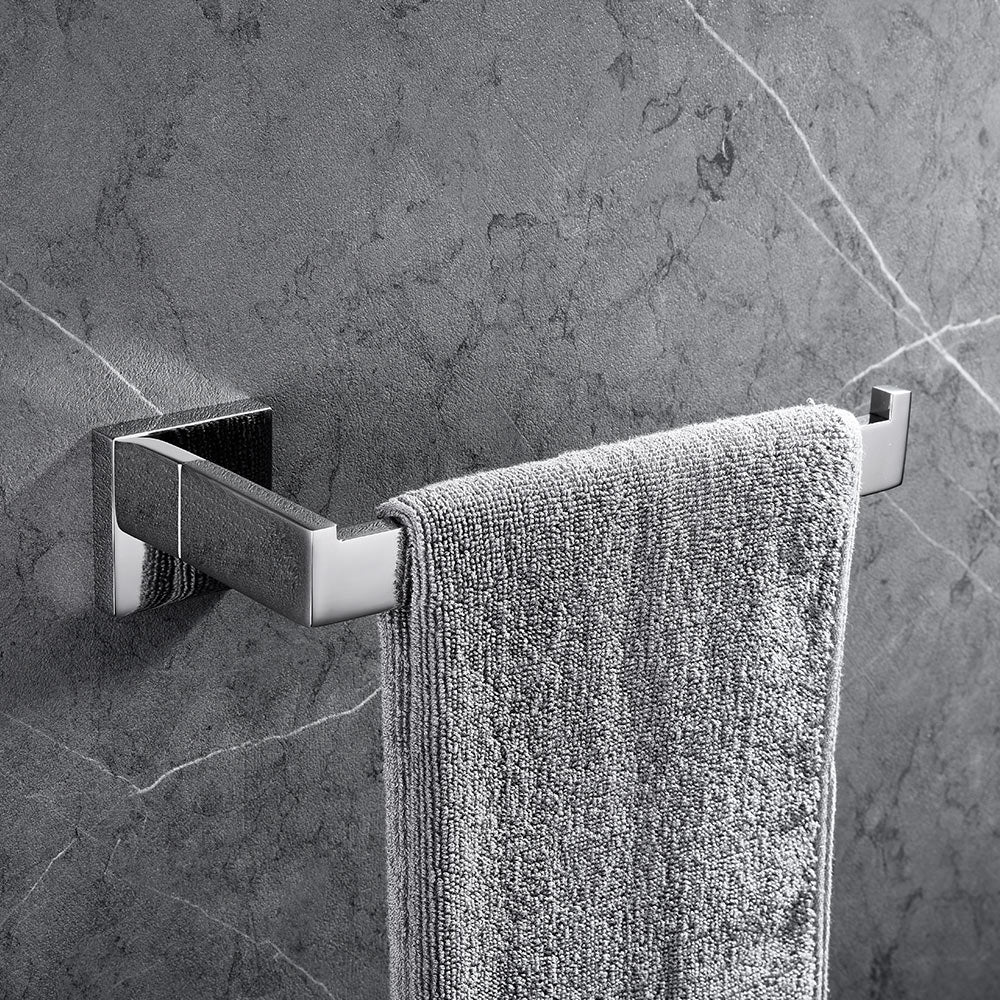 4 in1 Bathroom Accesories Set Towel Bar +Towel Ring +Toilet Paper Holder+Towel Hook ,Wall Mounted