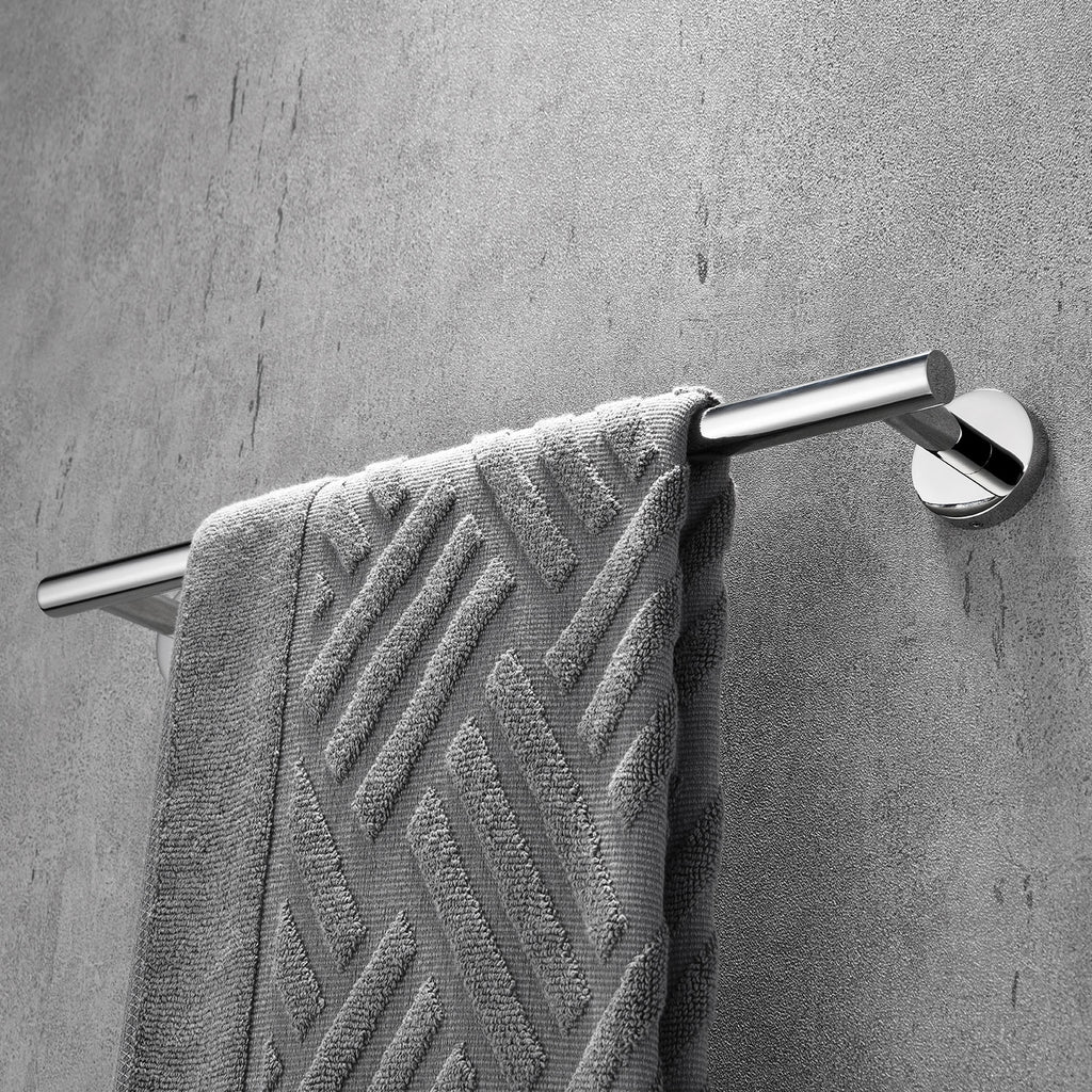 Stainless Steel Round Towel Bar | 3 Colors | Timeless Design Bathroom Towel Rack