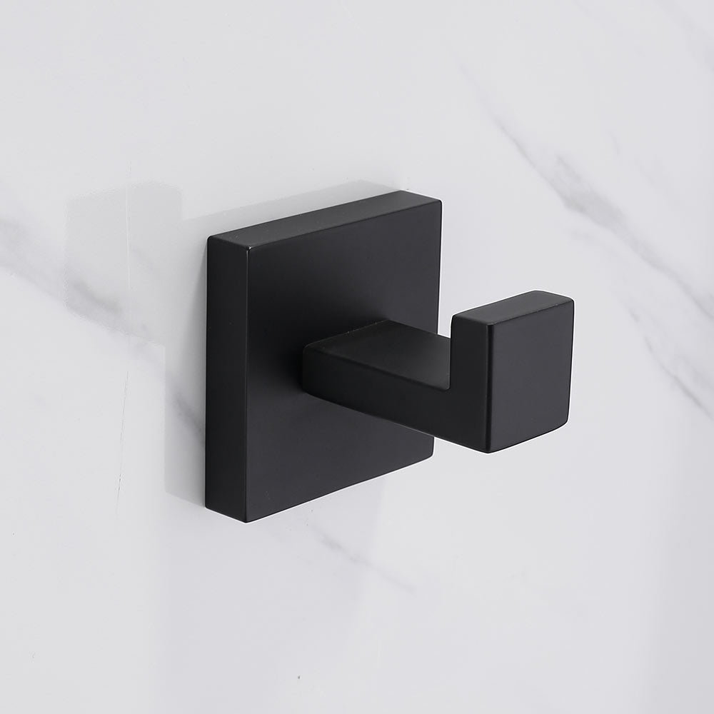 Stainless Steel Towel Hook | Modern Square Design | Customizable Colors & Sizes for Bathroom & Kitchen