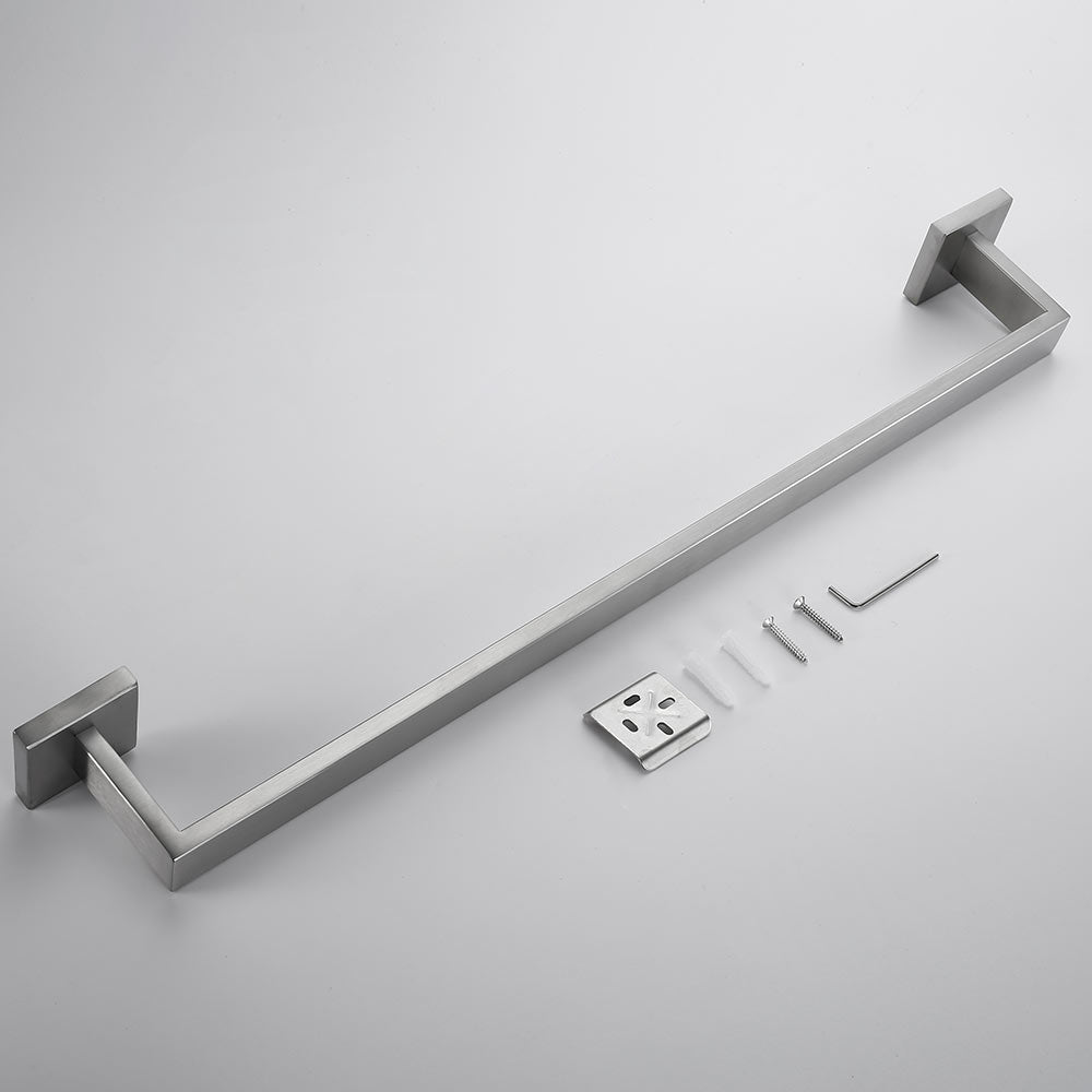 SUS 304 Stainless Steel Single Layer Towel Bar 4 Color Optional for Bathroom Kitchen