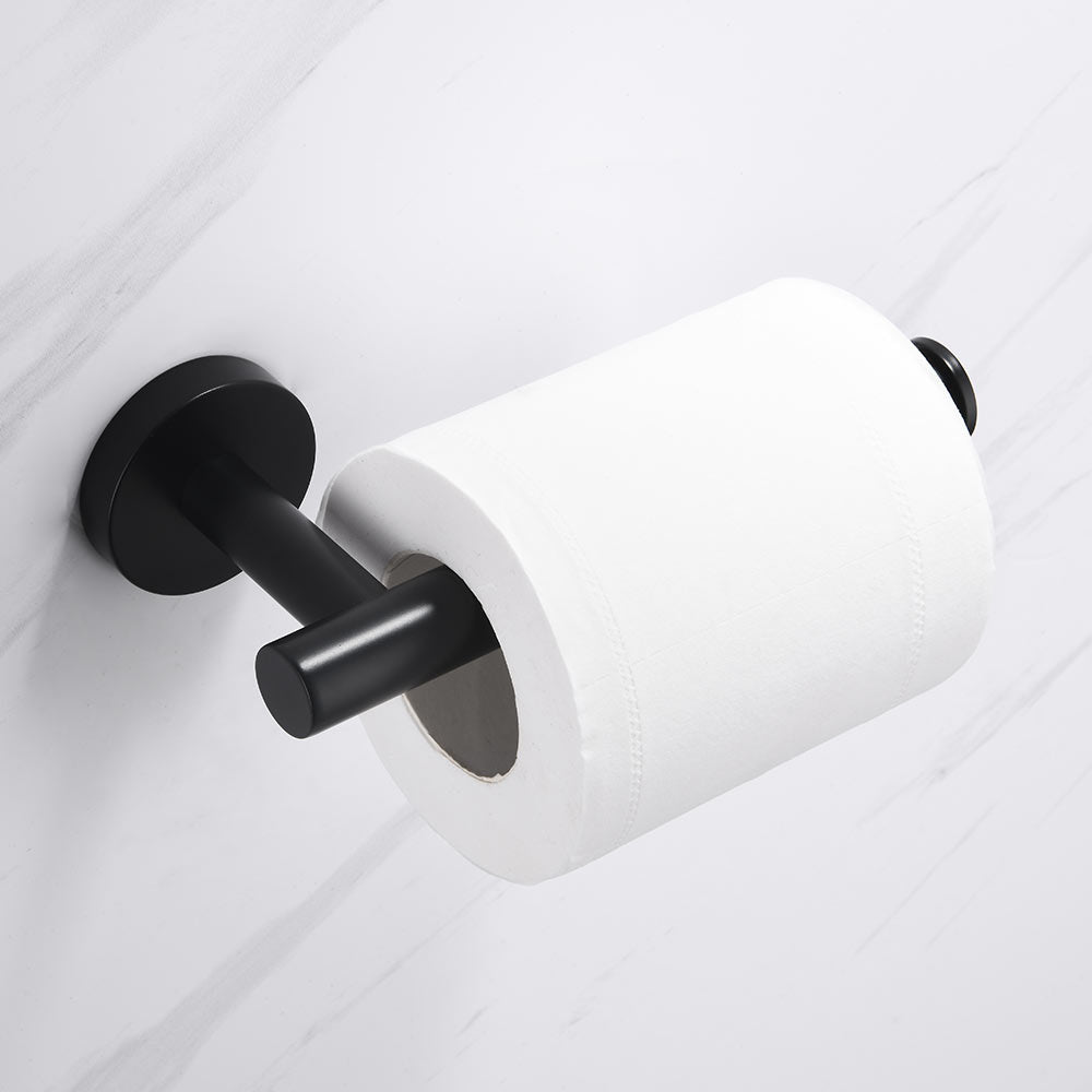 Stainless Steel Round Toilet Paper Holder | 3 Colors | Timeless Design Bathroom Toilet Roll Holder