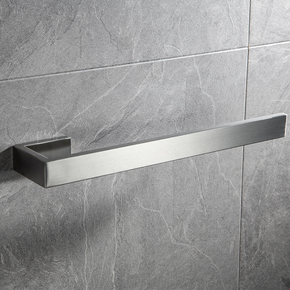 SUS304 Stainless Steel Bathroom Towel Ring Wall Mounted Towel Rail / 3 Color /Space Saving