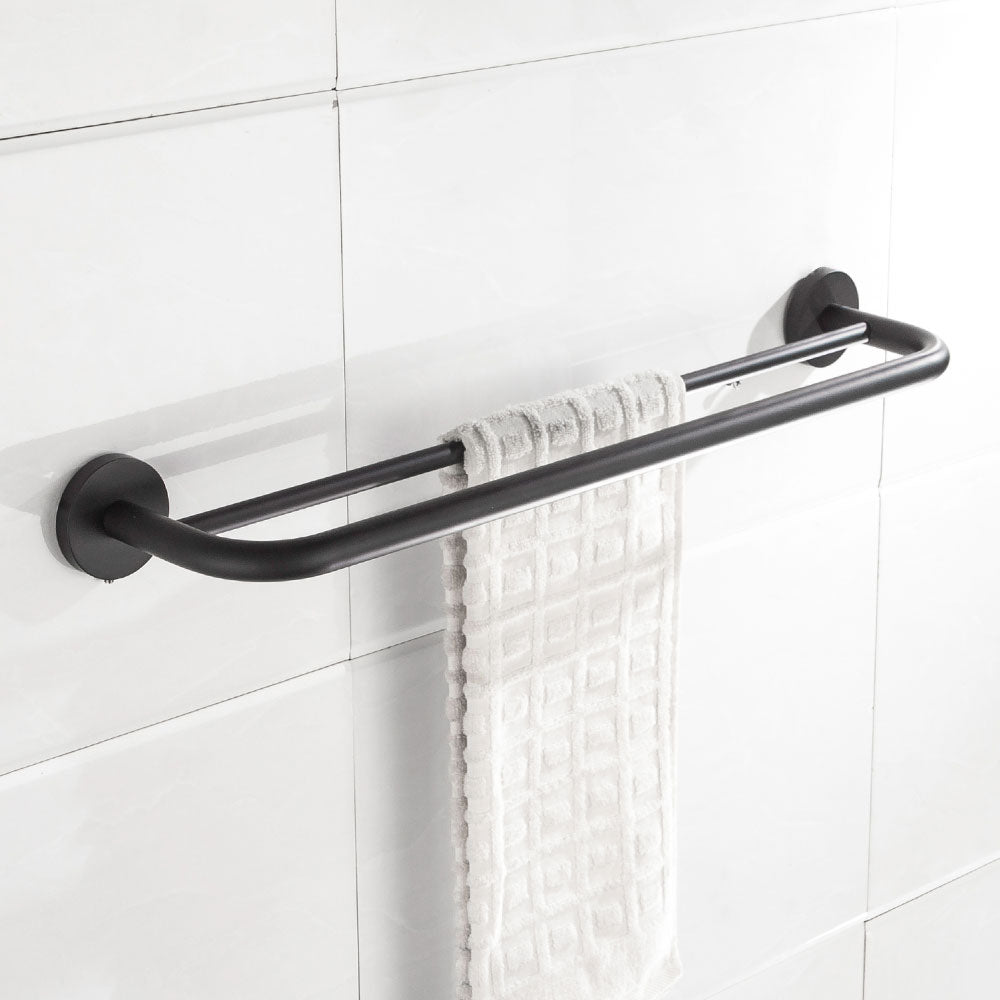 Stainless Steel Bathroom Double Layer Towel Bar | 2 Colors Towel Rail for Bathroom