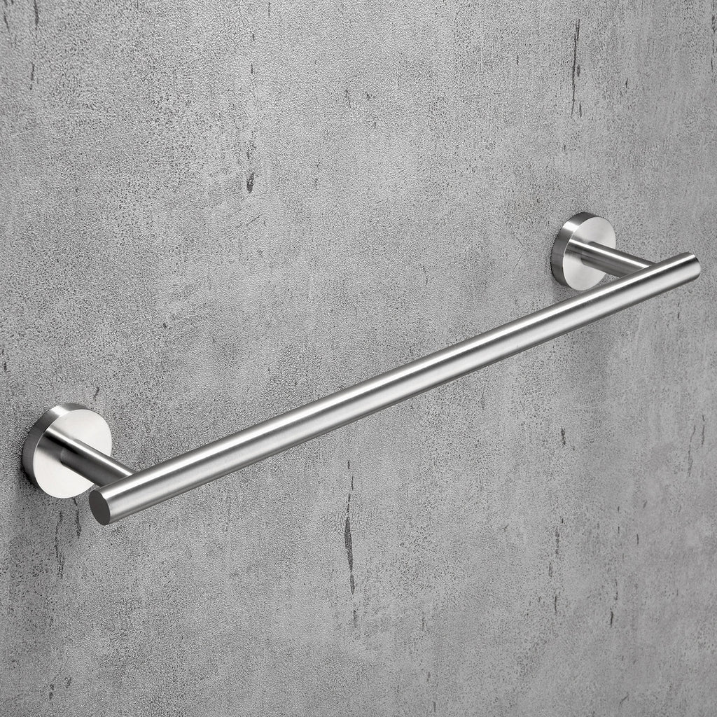 Stainless Steel Round Towel Bar | 3 Colors | Timeless Design Bathroom Towel Rack