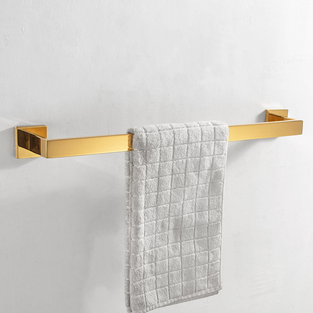 SUS 304 Stainless Steel Single Layer Towel Bar 4 Color Optional for Bathroom Kitchen