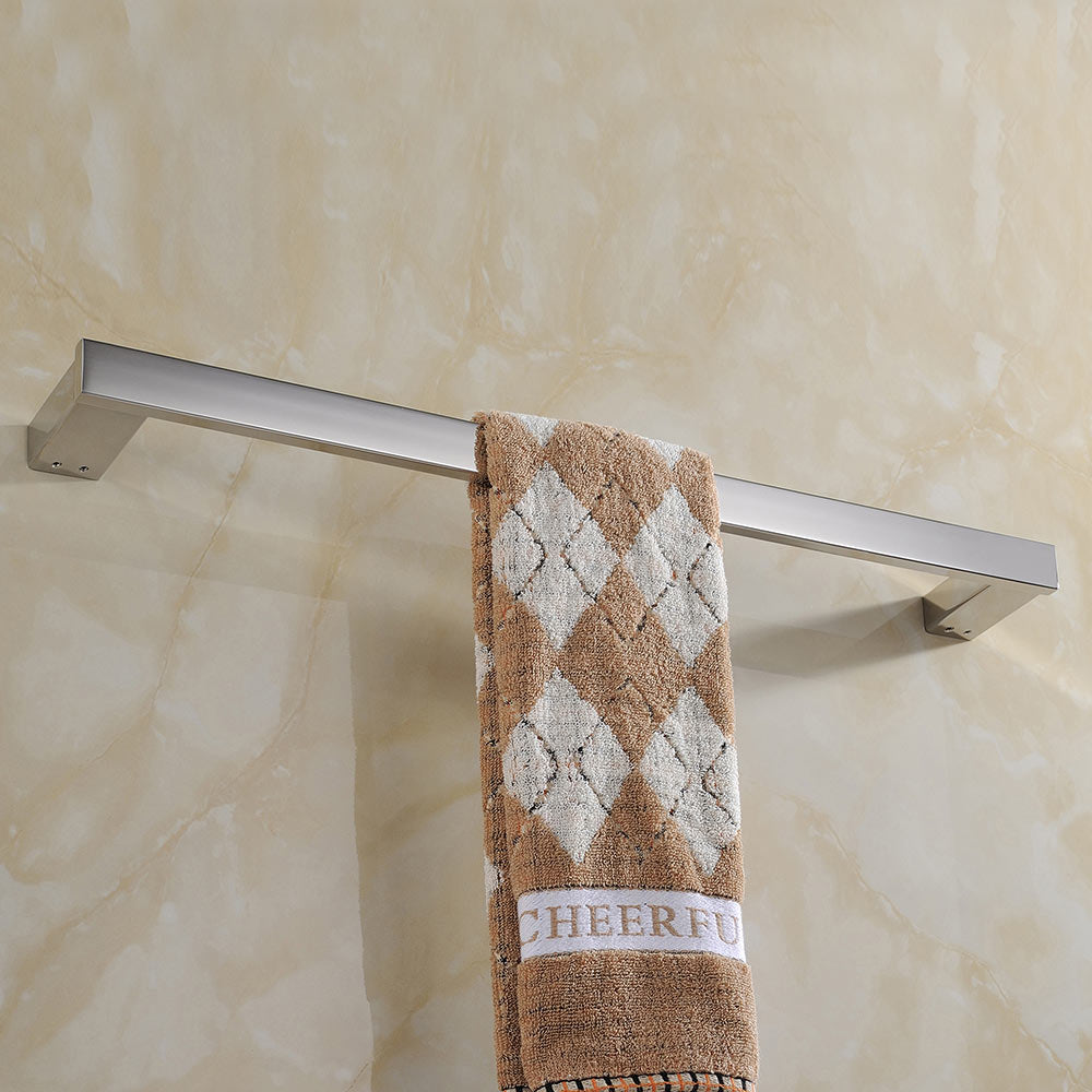 SUS 304Stainless Steel Single Layer Towel Bar for Bathroom Kitchen ,Wall Mounted