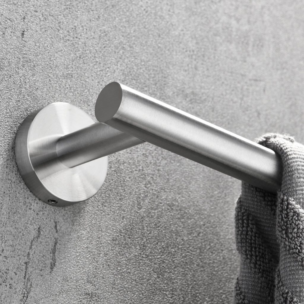 Stainless Steel Round Towel Bar | 3 Colors | Timeless Design Bathroom Towel Rack