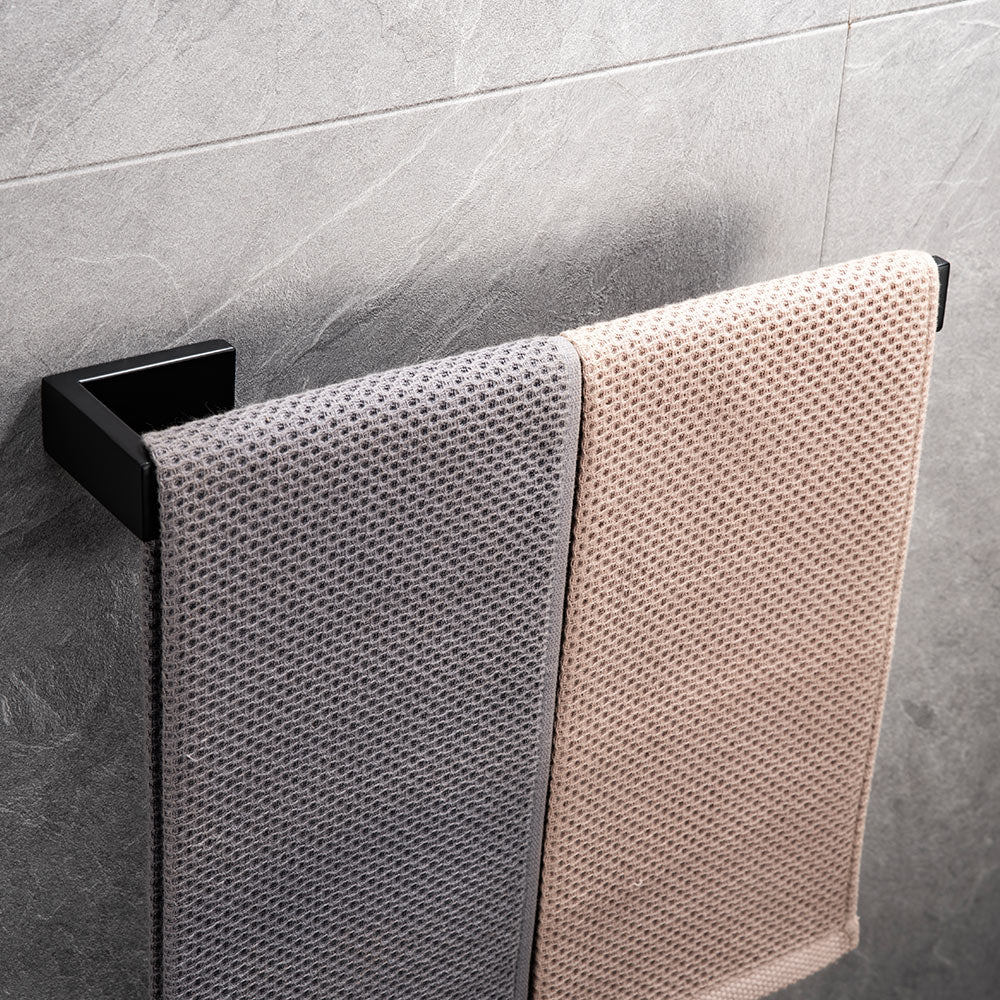 SUS304 Stainless Steel Bathroom Towel Ring Wall Mounted Towel Rail / 3 Color /Space Saving