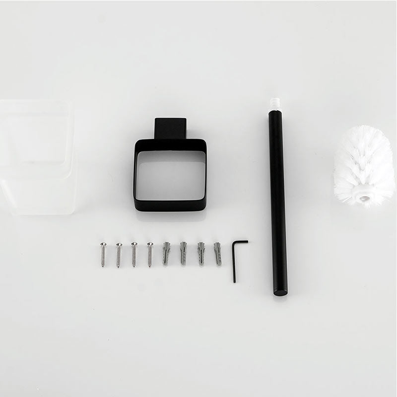 Stainless Steel Toilet Brush Holder | 2 Colors | Easy Install Bathroom Accessory Wall Mounted