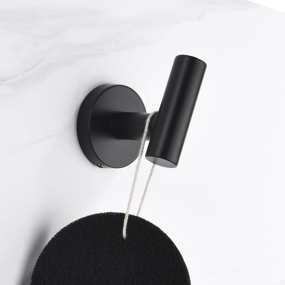 Stainless Steel Round Towel Hook| 3 Colors | Timeless Design Bathroom Robe Hook