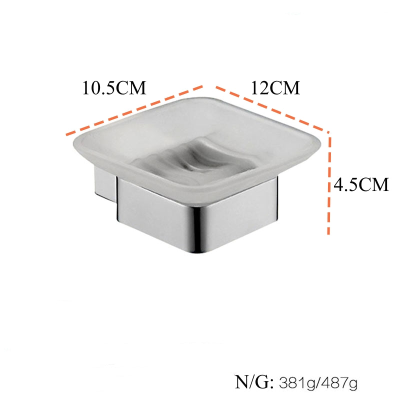 SUS 304Stainless Steel Soap Dish Holder for Bathroom ,Wall Mounted