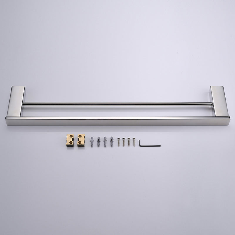 SUS 304Stainless Steel Double Layer Towel Bar for Bathroom Kitchen ,Wall Mounted