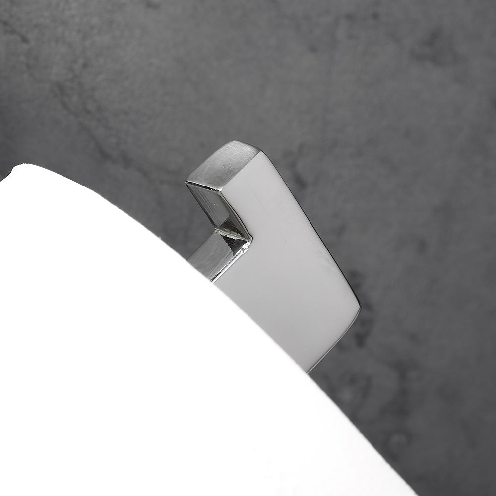 Sleek Stainless Steel Toilet Roll Holder | Modern Square Design | Customizable Colors & Sizes for Bathroom & Kitchen
