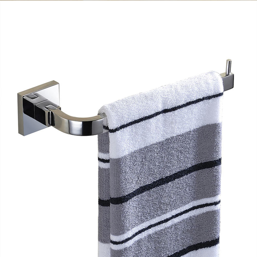 Stainless Steel Towel Ring | Square Design | Polished Chrome Finish Towel Holder