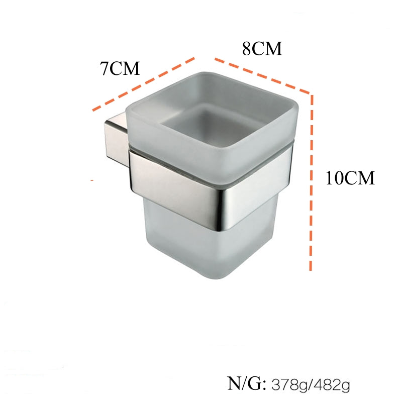 SUS 304Stainless Steel Toothbrush Holder for Bathroom ,Wall Mounted