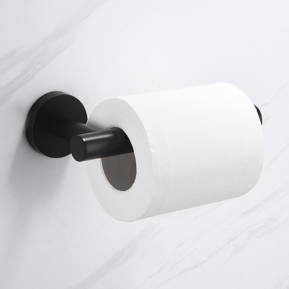 Stainless Steel Round Toilet Paper Holder | 3 Colors | Timeless Design Bathroom Toilet Roll Holder