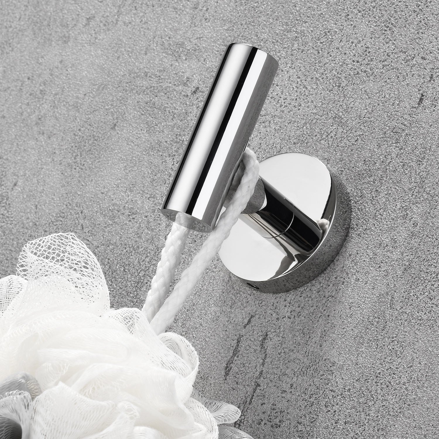 Stainless Steel Round Towel Hook| 3 Colors | Timeless Design Bathroom Robe Hook