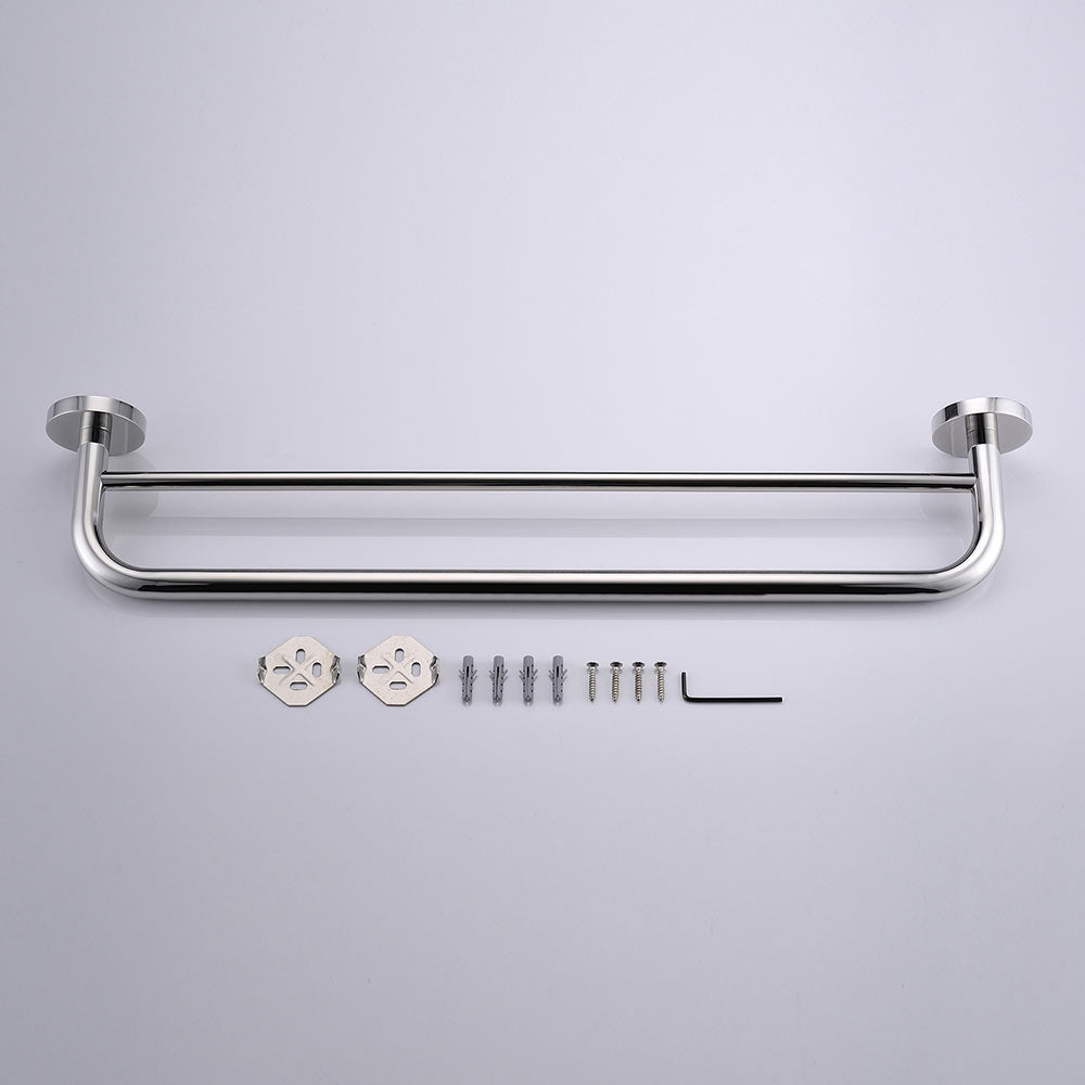 Stainless Steel Bathroom Double Layer Towel Bar | 2 Colors Towel Rail for Bathroom