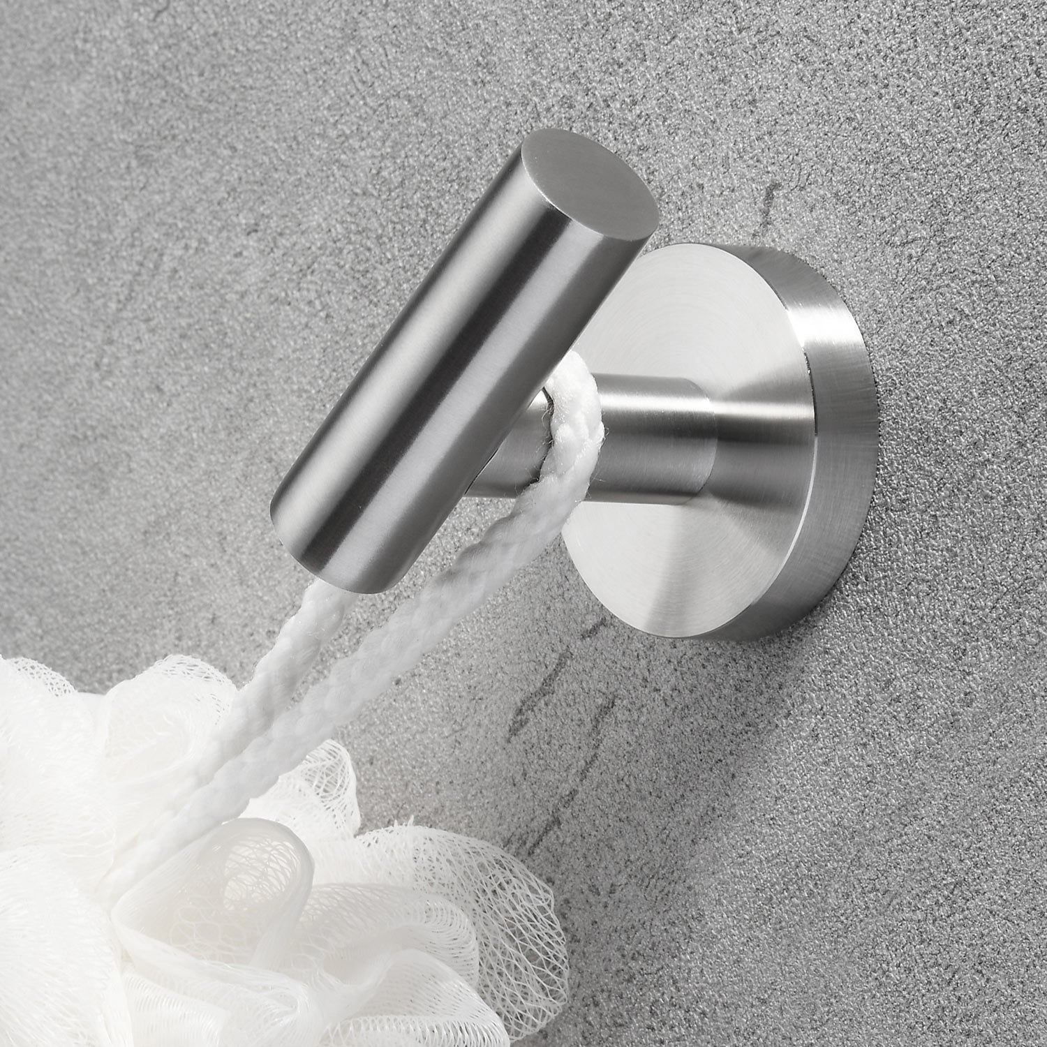 Stainless Steel Round Towel Hook| 3 Colors | Timeless Design Bathroom Robe Hook
