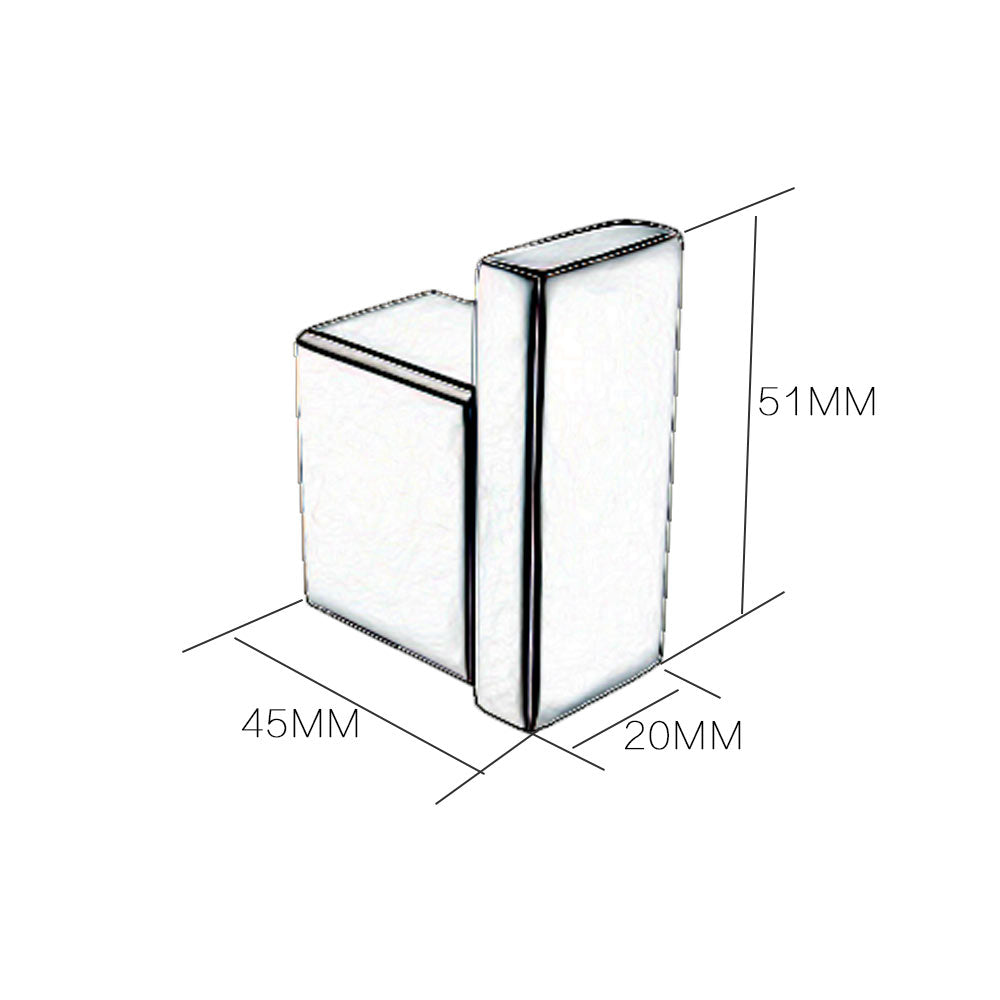 SUS 304Stainless Steel Towel Hook Robe Hook for Bathroom Kitchen ,Wall Mounted