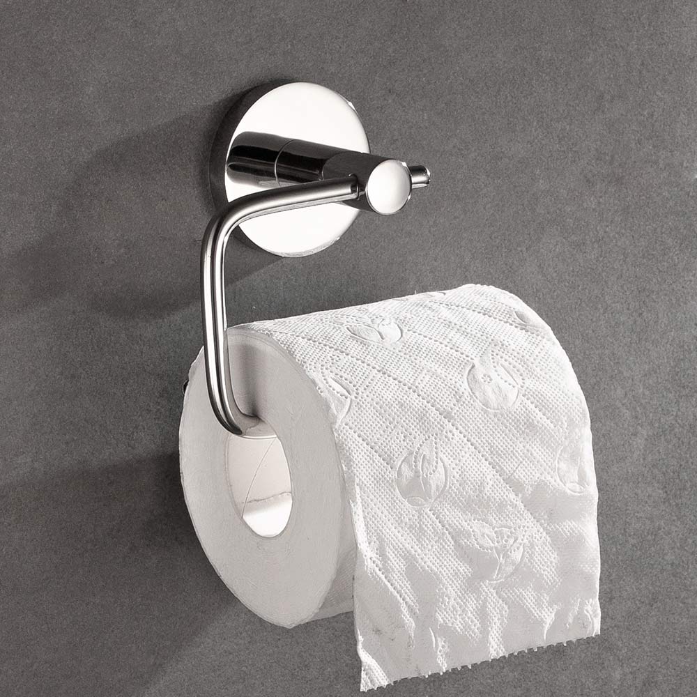 SUS304 Stainless Steel Bathroom Toilet Paper Holder Wall Mounted Toilet Roll Holder Chrome finish