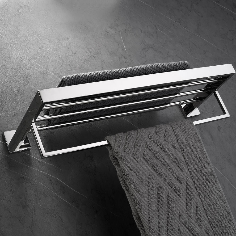 Stainless Steel Towel Rack | 3 Colors | Easy Install for Bathroom & Kitchen