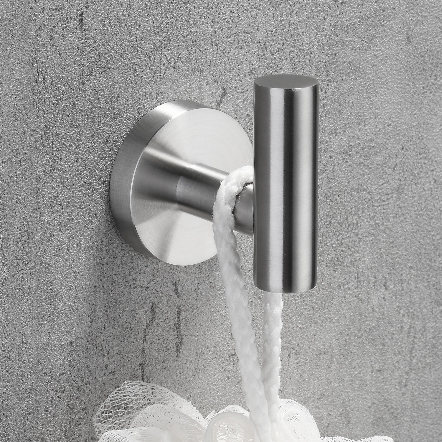 Stainless Steel Round Towel Hook| 3 Colors | Timeless Design Bathroom Robe Hook