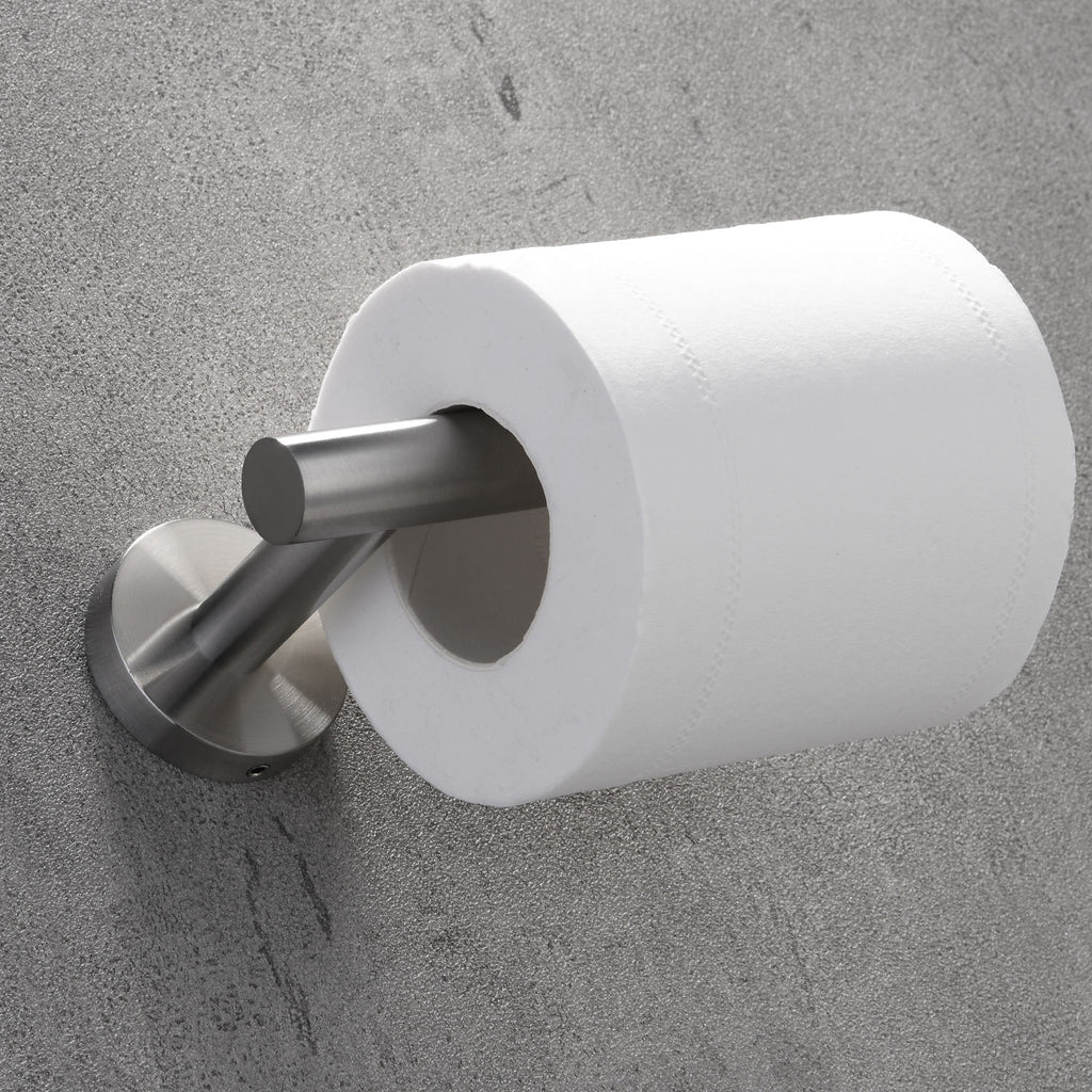 Stainless Steel Round Toilet Paper Holder | 3 Colors | Timeless Design Bathroom Toilet Roll Holder