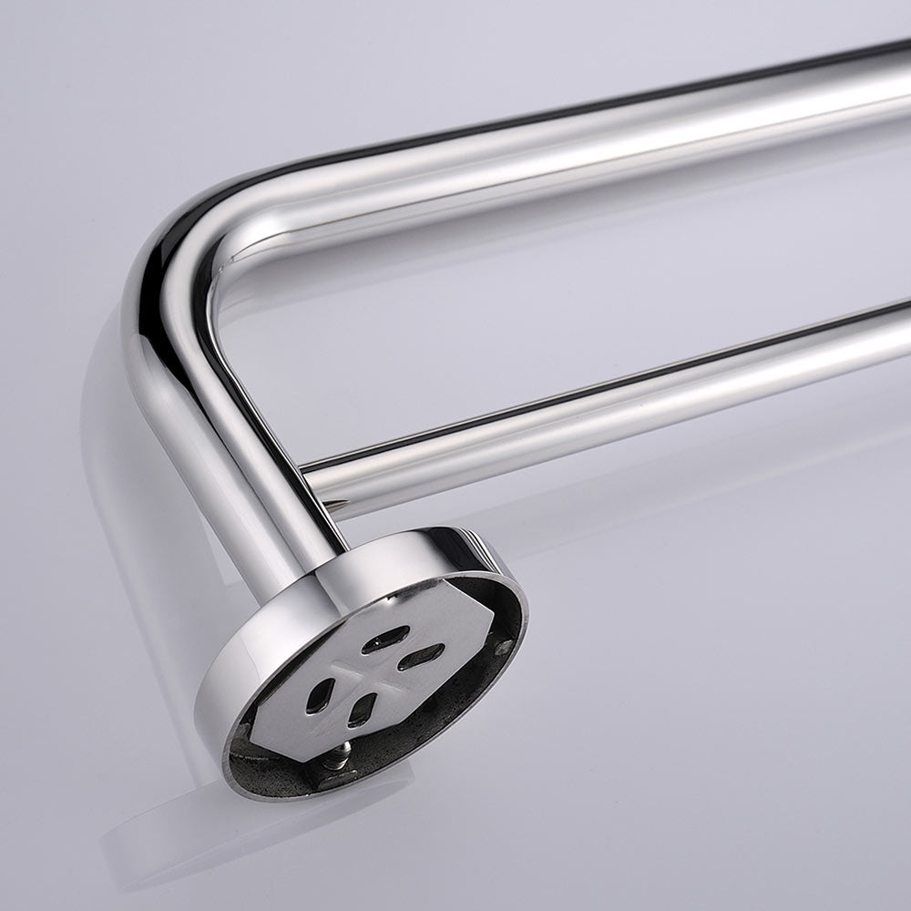 Stainless Steel Bathroom Double Layer Towel Bar | 2 Colors Towel Rail for Bathroom