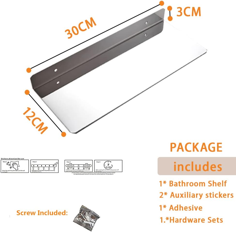 Stainless Steel Bathroom Rectangular Shower Caddy