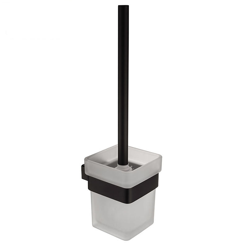 Stainless Steel Toilet Brush Holder | 2 Colors | Easy Install Bathroom Accessory Wall Mounted