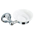 Rust-Proof Solid Brass Soap Dish | Removable Ceramic Soap Holder