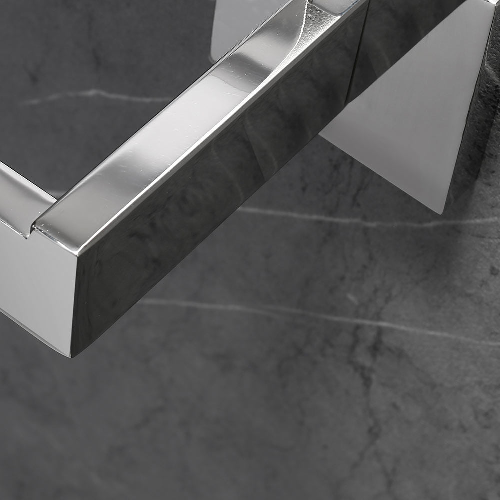 Sleek Stainless Steel Toilet Roll Holder | Modern Square Design | Customizable Colors & Sizes for Bathroom & Kitchen