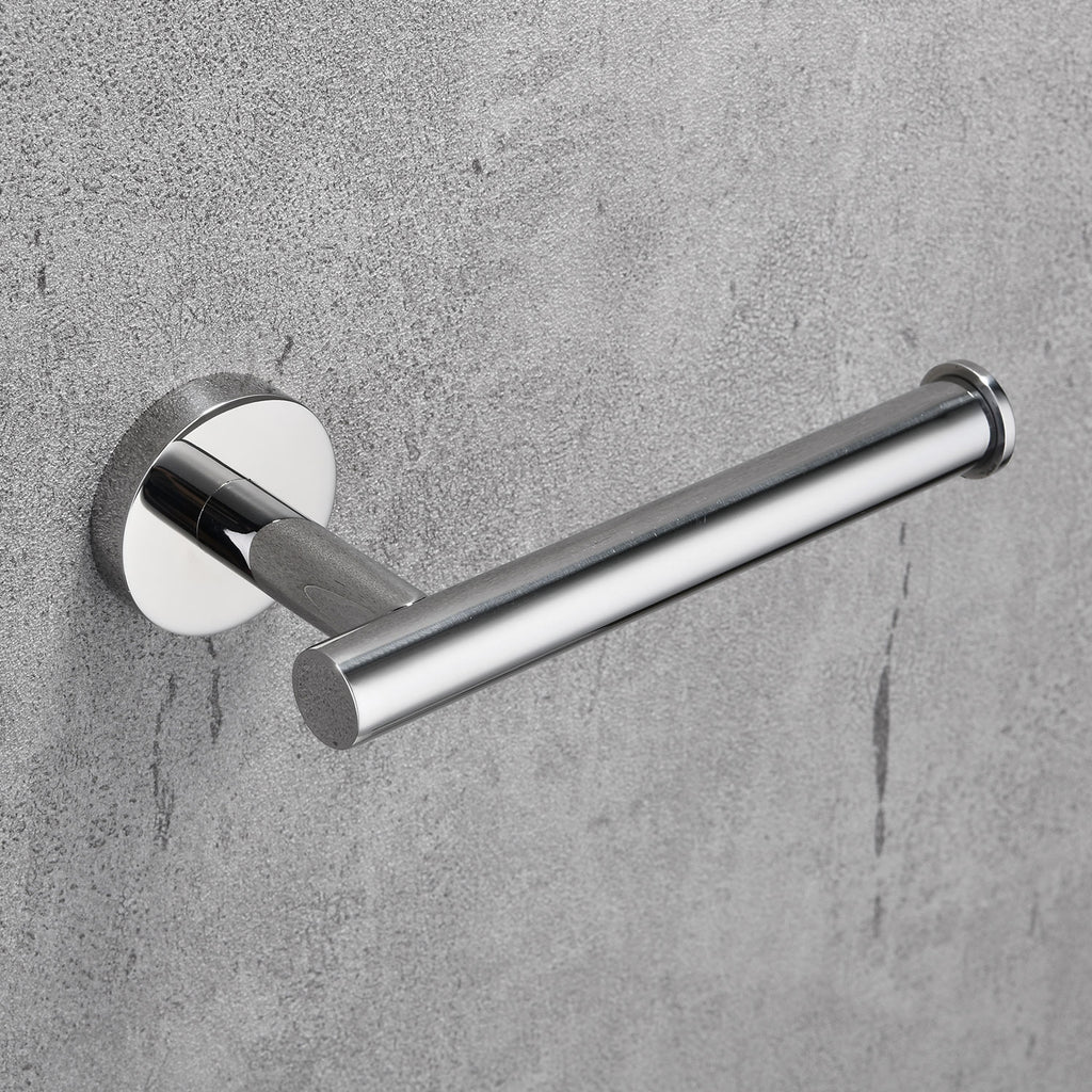 Stainless Steel Round Toilet Paper Holder | 3 Colors | Timeless Design Bathroom Toilet Roll Holder