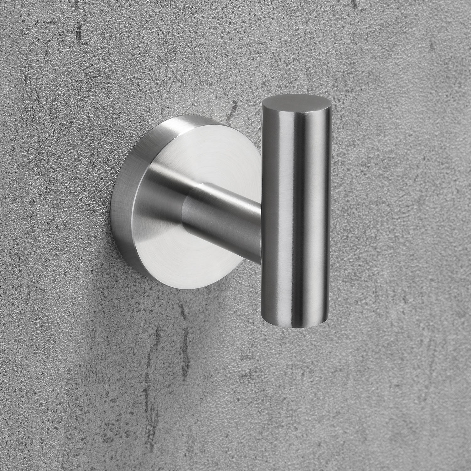 Stainless Steel Round Towel Hook| 3 Colors | Timeless Design Bathroom Robe Hook