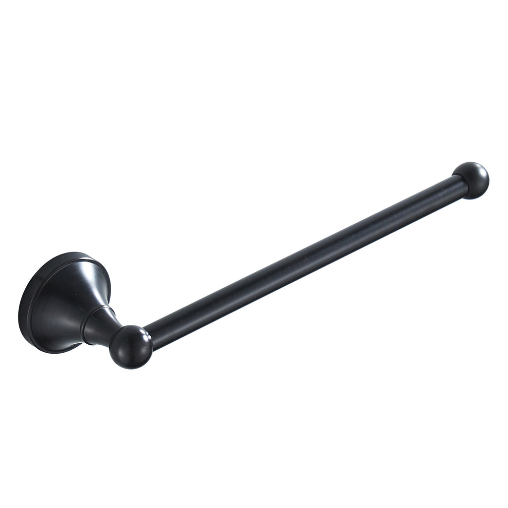 Solid Brass Open Towel Bar 29cm | Minimalist Wall-Mounted Bathroom Towel Holder (4 Finishes)