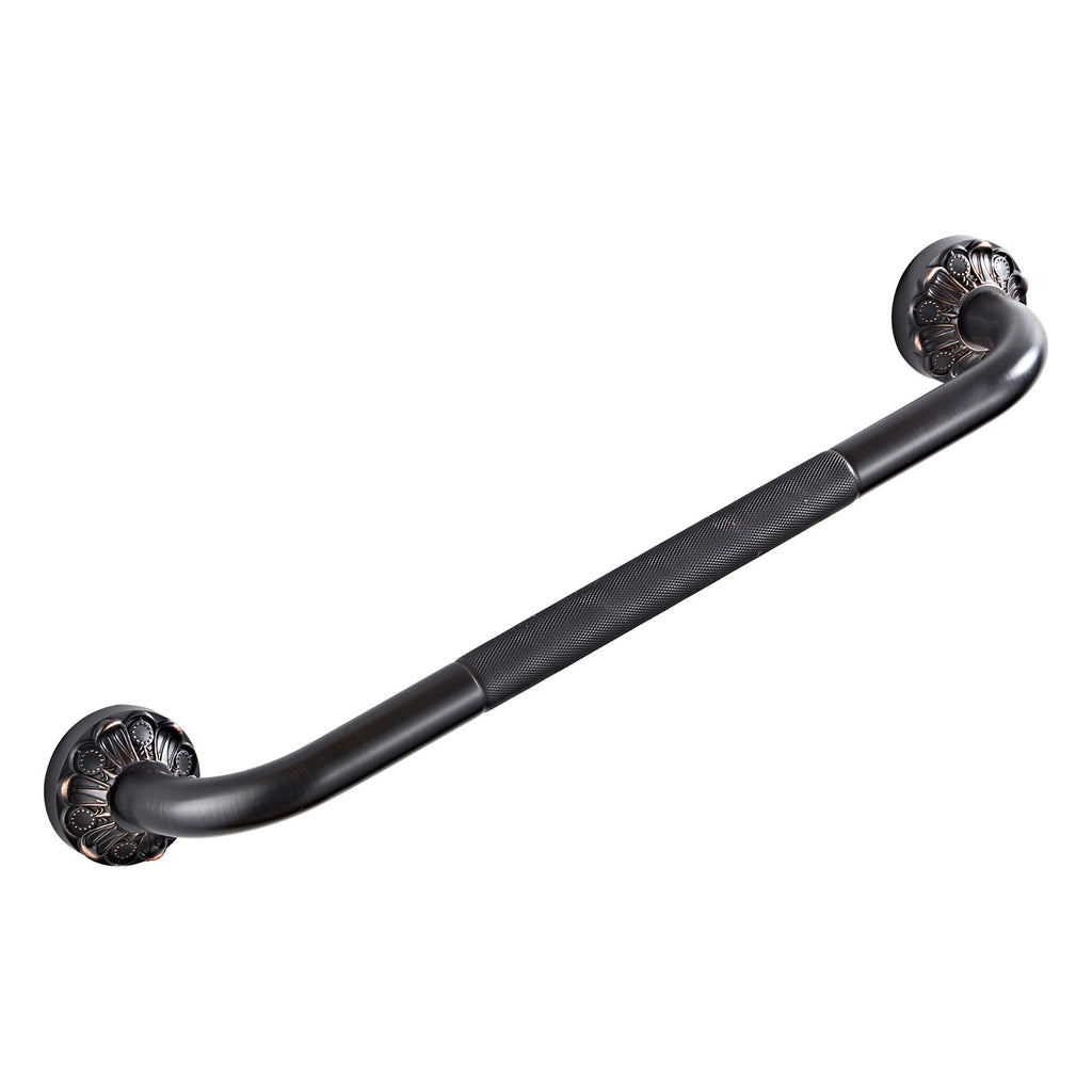 Antique Brass Grab Bar | Non-Slip Vintage Bathroom Safety Rail