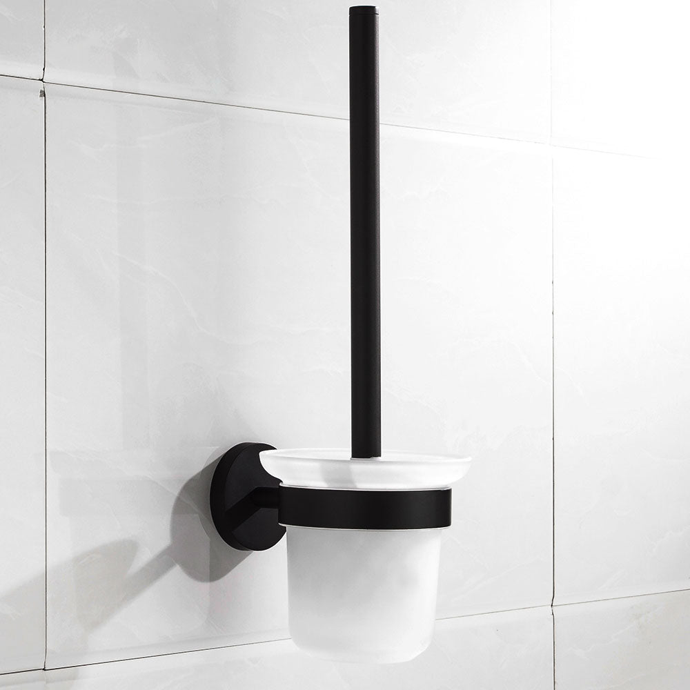 SUS304 Stainless Steel Bathroom Toilet Brush Holder Wall Mount Brush Cup Holder