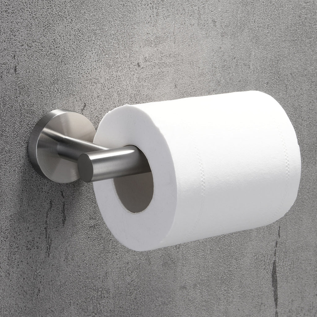 Stainless Steel Round Toilet Paper Holder | 3 Colors | Timeless Design Bathroom Toilet Roll Holder