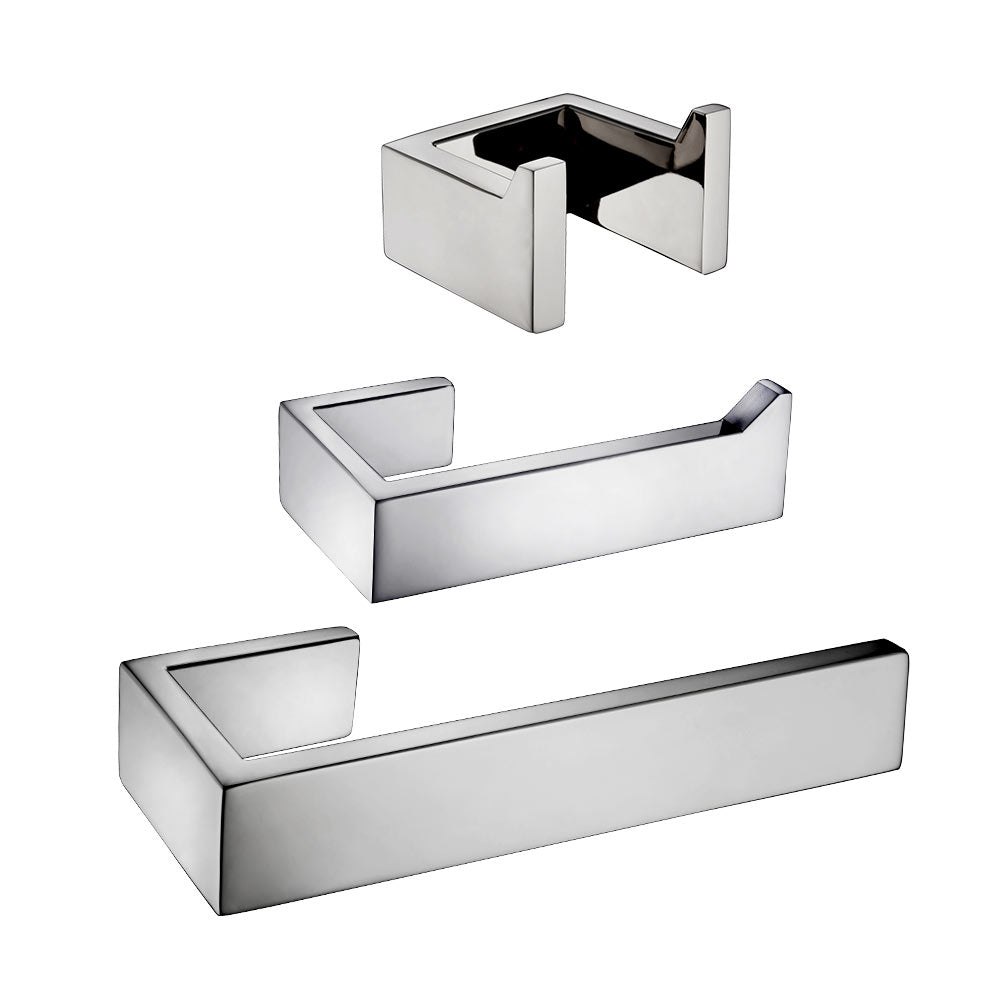 3 in 1  Bathroom Accessories / Towel Ring +Toilet Paper Holder +Towel Hook for Bathroom Kitchen