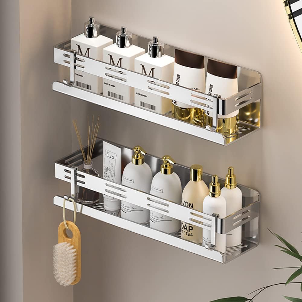 Self Adhesive Stainless Steel Bathroom Shower Caddy