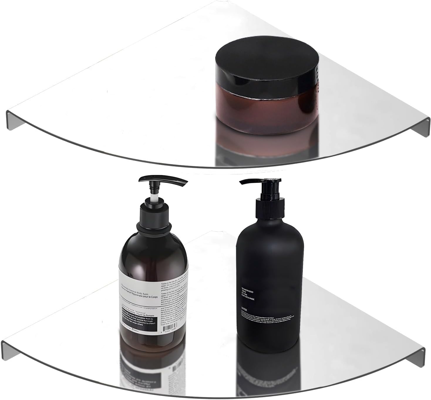 2-Tier Corner Shower Shelf – 304 Stainless Steel Bathroom Organizer