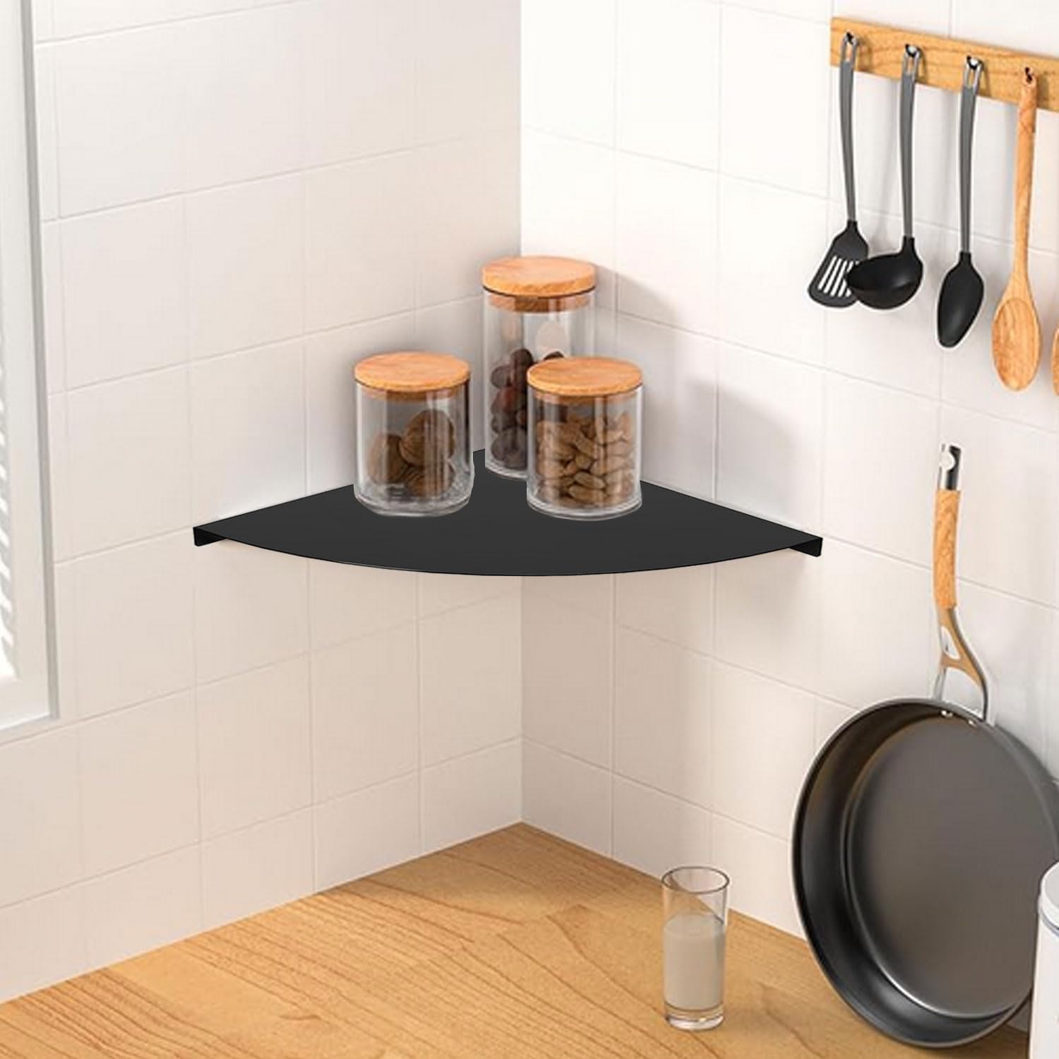 2-Tier Corner Shower Shelf – 304 Stainless Steel Bathroom Organizer