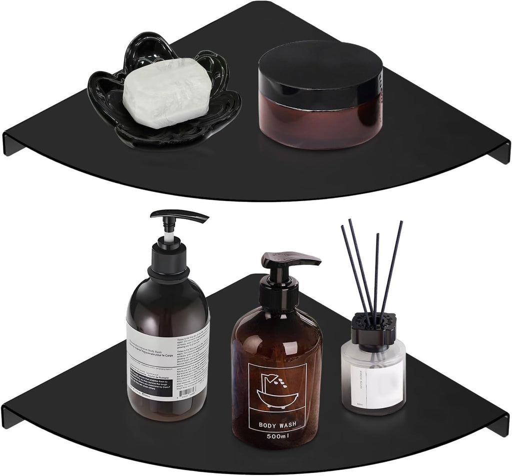 2-Tier Corner Shower Shelf – 304 Stainless Steel Bathroom Organizer