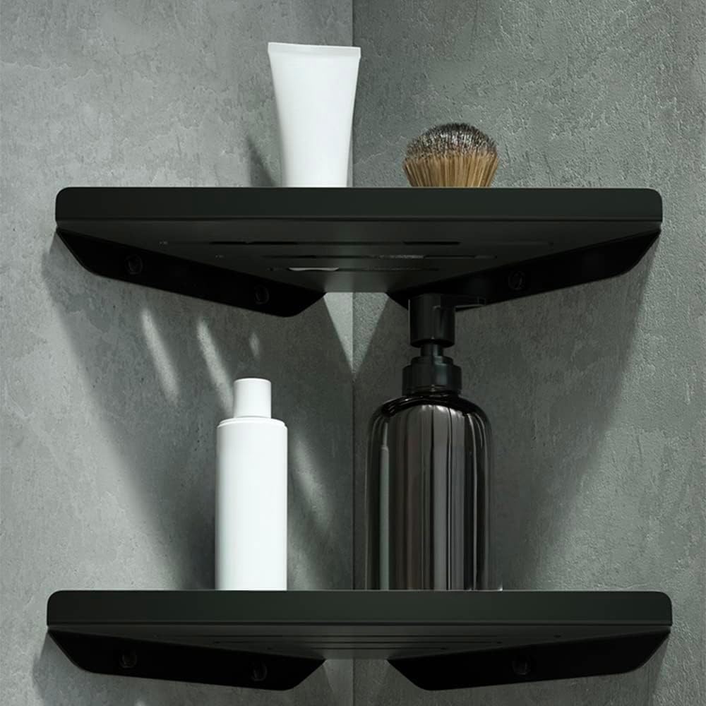2-Tier Corner Shower Shelf – 304 Stainless Steel Bathroom Organizer