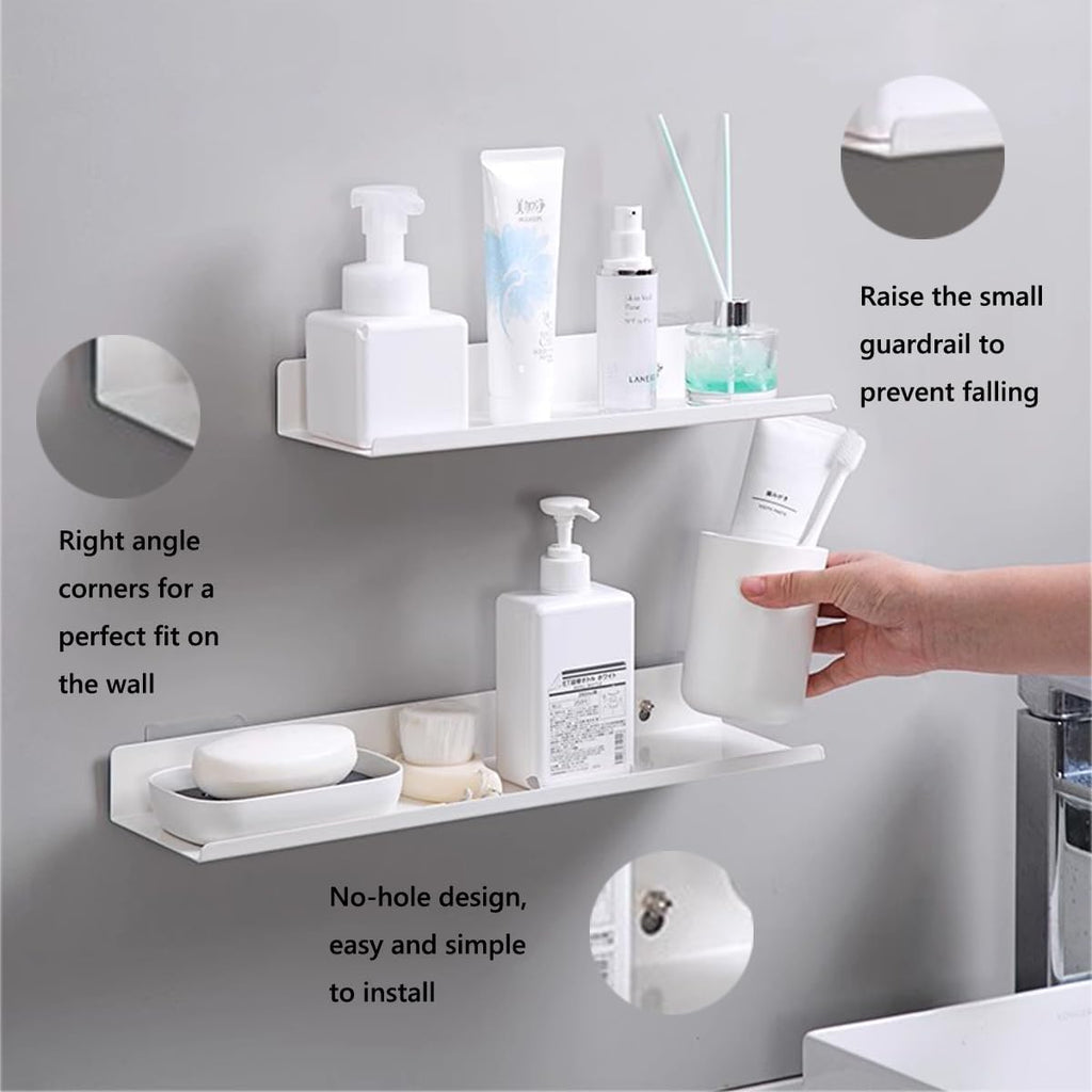 Sleek Space Aluminum Floating Bathroom Shelf