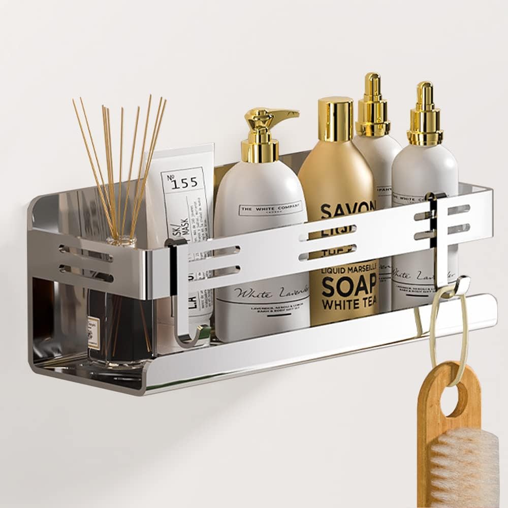 Self Adhesive Stainless Steel Bathroom Shower Caddy